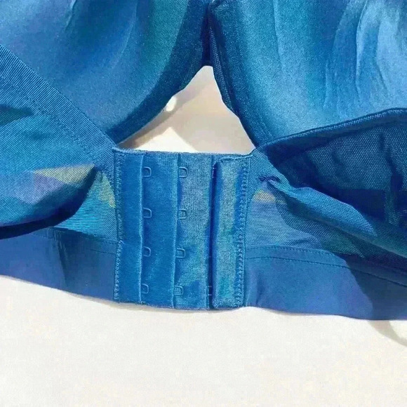 Torrid Curve Teal Cheetah Leopard Print Underwire Bombshell Bra Womens Size 50B - Picture 9 of 13